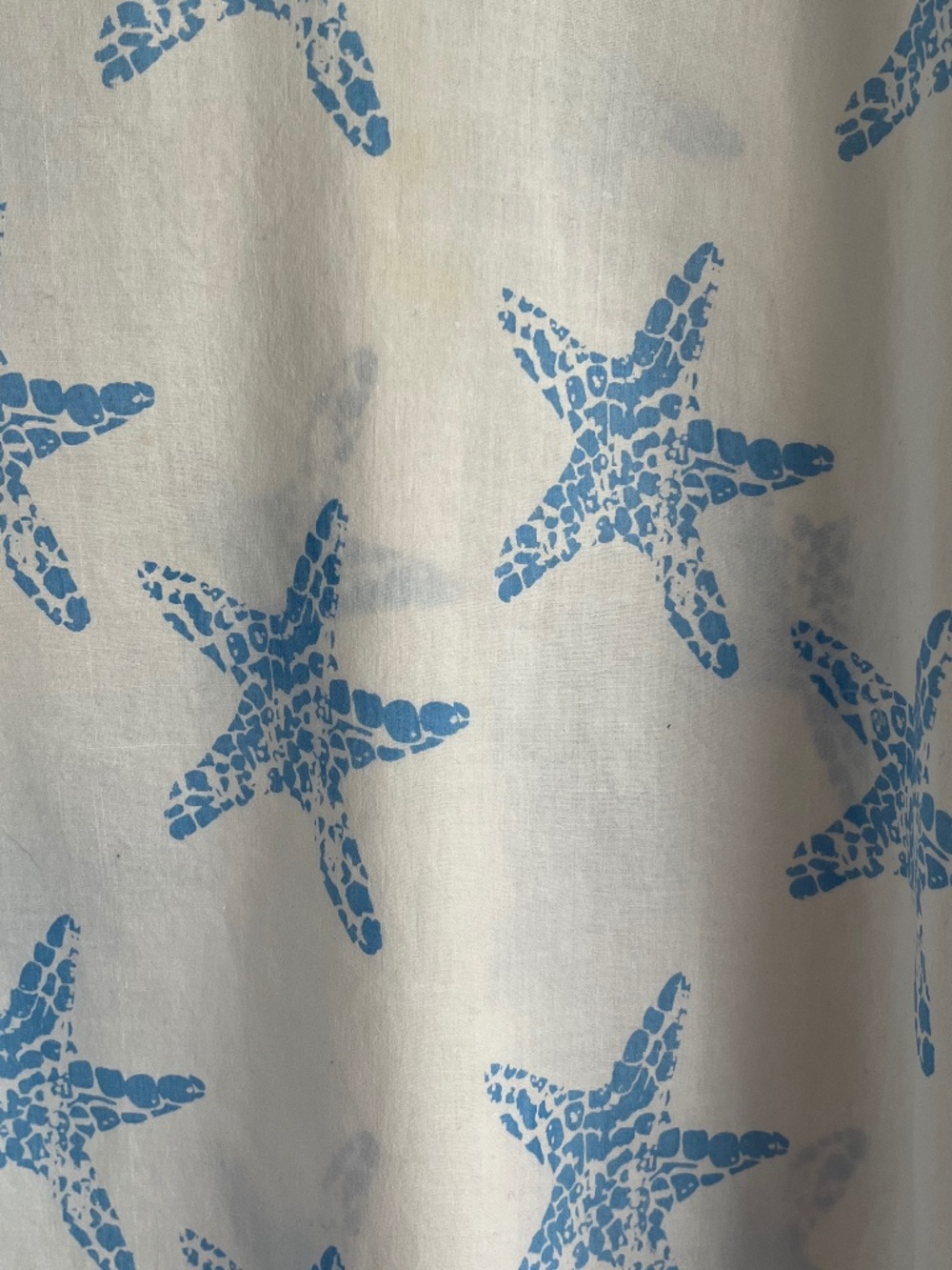 Barbara Gerwit Starfish Turquoise and White Tunic Beach Coverup Size Medium - Picture 3 of 8